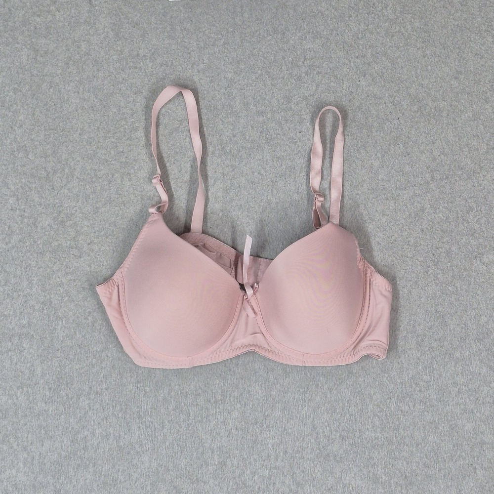 Sofra Women Bra 36B Pink BRA530P7 T Shirt Underwired Strap